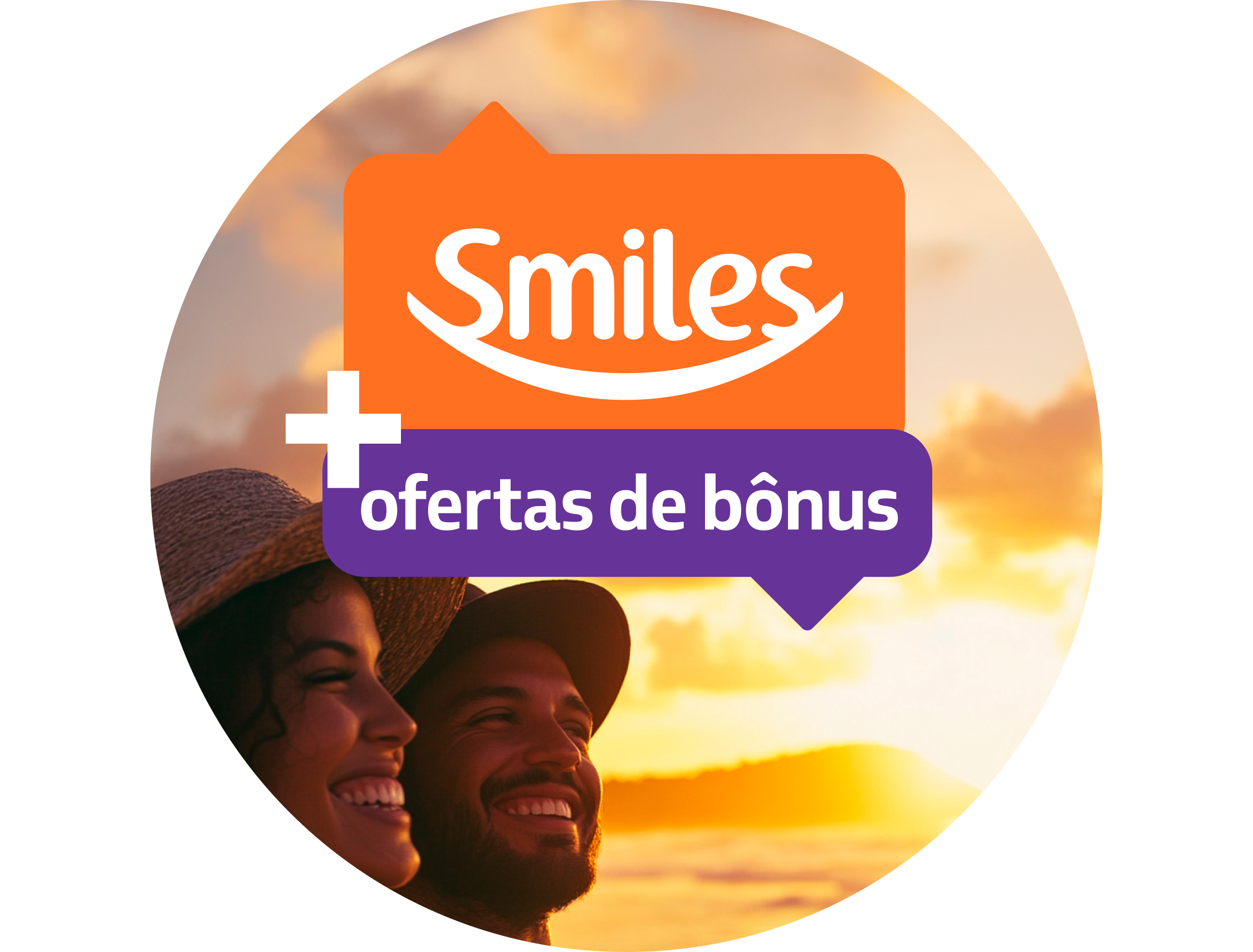 Smiles: 10.000 Milhas + até* 100% de bônus